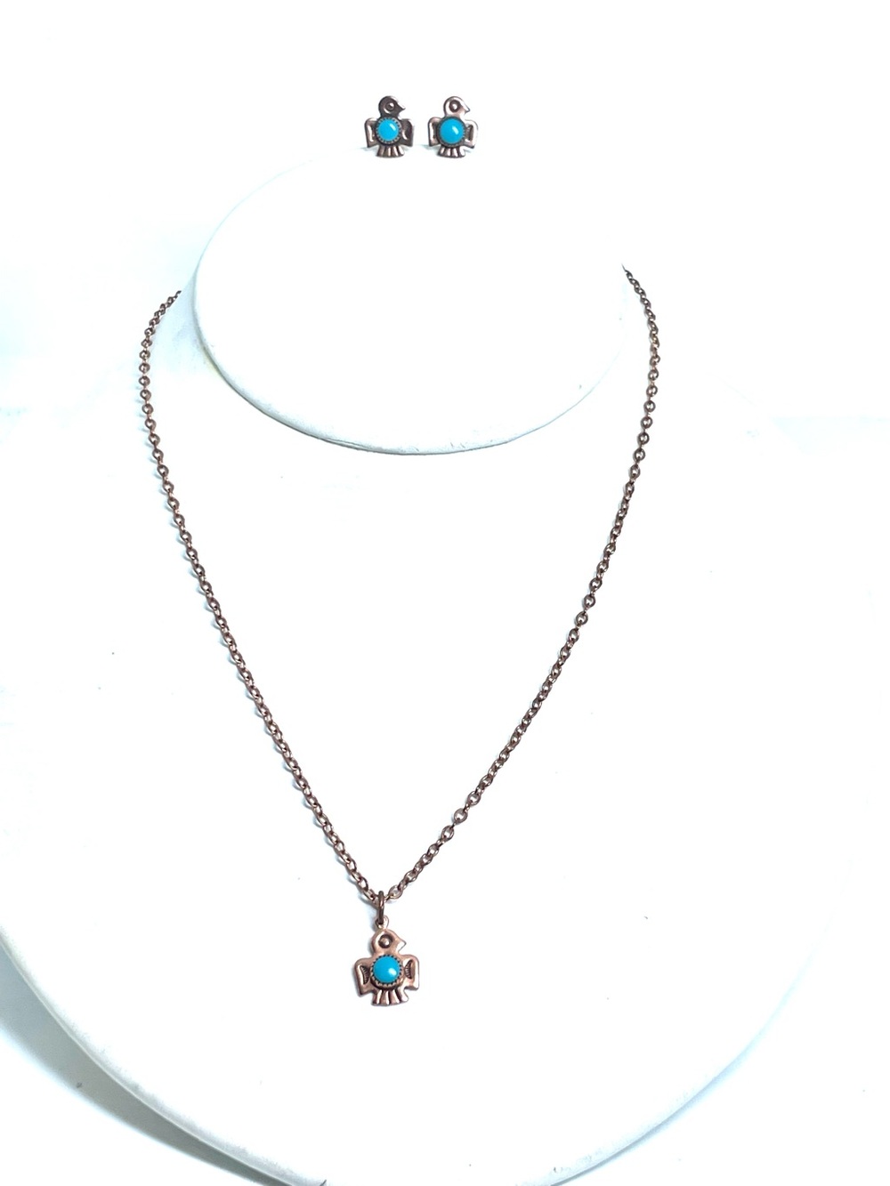 Copper Turquoise Falcon Set